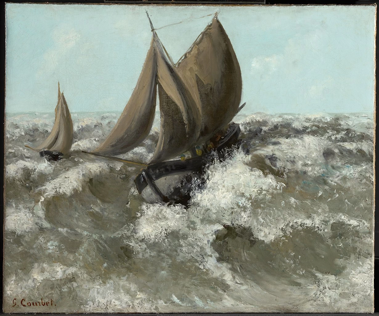 La barca a vela - Sterling e Francine Clark Art Institute